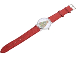 Reloj Pulsera Mujer Diseño Árbol Navidad Correa Acero Inoxidable Cuarzo Preciso Navideño Festivales Diario