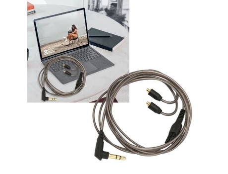 HURRISE Cable de auriculares de repuesto Mmcx para cable de auriculares de 3, 5 mm para video desconectado Se215 Se315