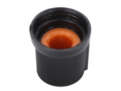 2026as-50 Piezas de grifo Pomodoro giratorio 15*17mm Ø6mm para potenciómetro Wh148 (naranja)