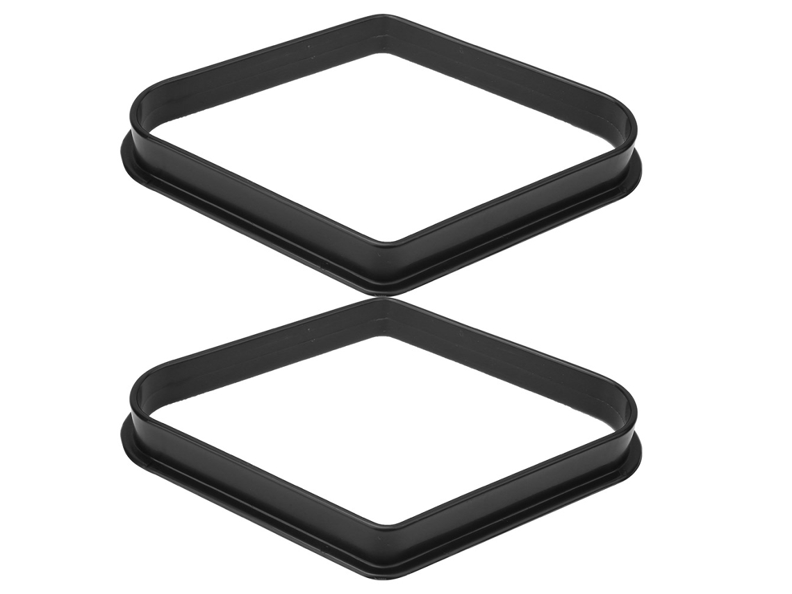 Omni-2 Peças De Moldura Triangular De Plástico Profissional Para Bilhar 9 Bolas Snooker Acessórios De Suprimentos