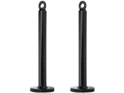 Soporte para barra de levantamiento de pesas con 2 pasadores de carga para uso en gimnasio, sistema de poleas y cables. SFUSHOS