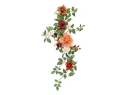 Guirnalda de flores artificiales, arco de boda, Orangeslowmoose
