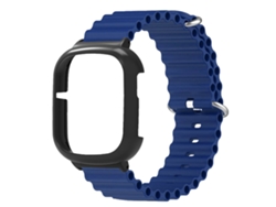 Pulsera Ajustable Con Funda Protectora Para Honor Watch 4, Silicona Suave, Azul Medianoche.