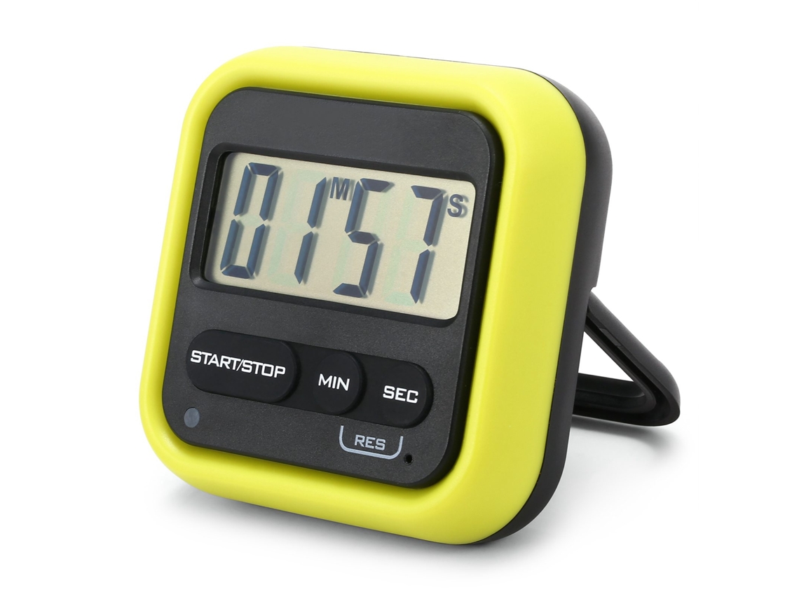 Cronómetro Digital De Cocina Con Alarma Potente, Pantalla Lcd Grande Y Función De Conteo Ascendente O Descendente Para Usar En La Cocina, En El Aula Y En El Baño.