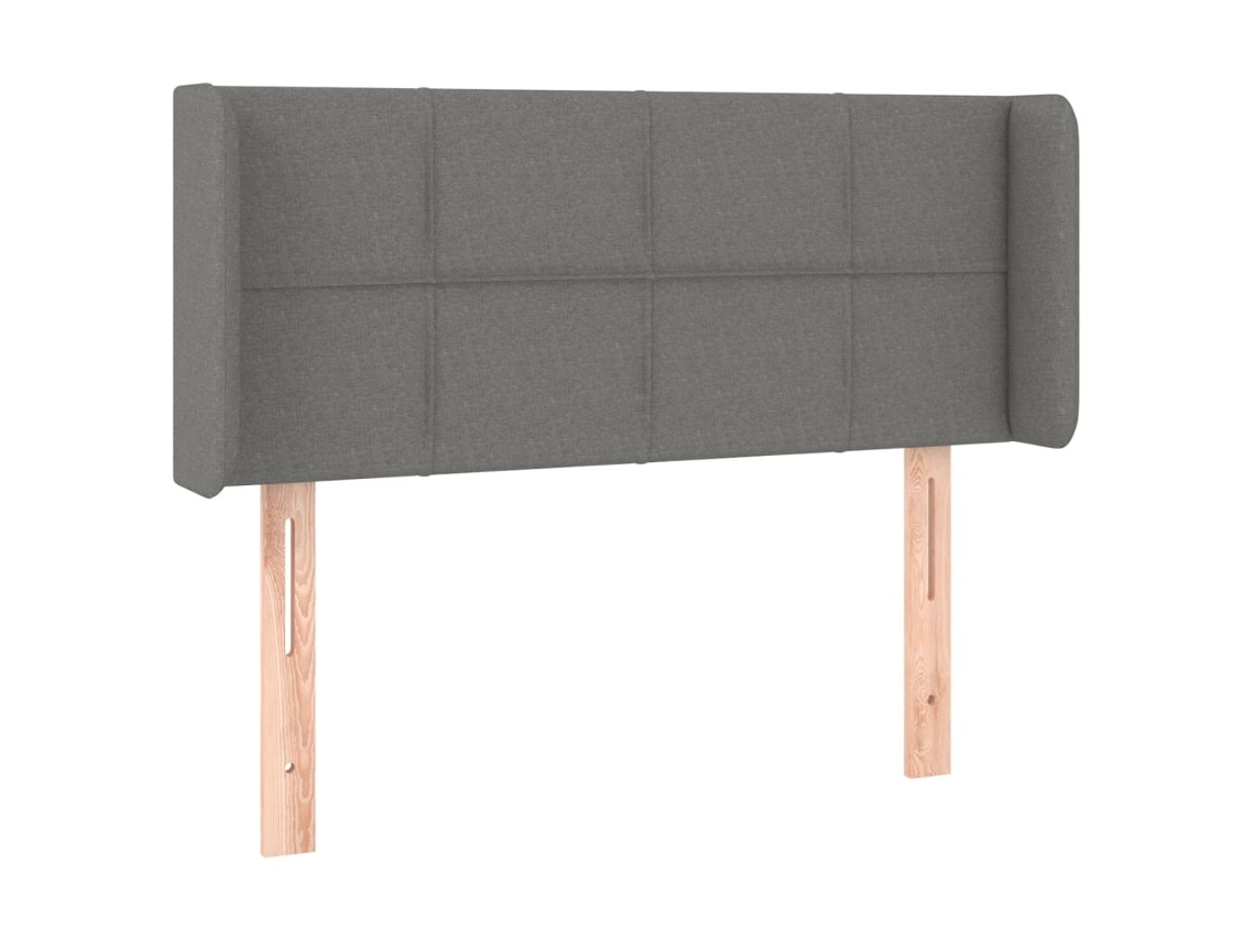 Maison Exclusive - Cabecero De Tela Gris Oscuro 83x16x78/88 Cm