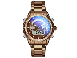 Reloj Deportivo Digital Para Hombre (color Café), Resistente Al Agua.