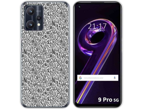 Carcasa para Realme 9 Pro 5G TUMUNDOSMARTPHONE Dibujos Letras Multicolor