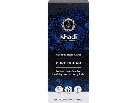 Tinte de Cabello KHADI Negro (100 g)
