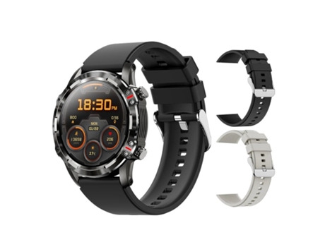 Smart Watch Hombres 1.32inch Bluetooth Llamada Impermeable Fitness Tracker Monitor Smartwatch Para Android IOS con correa VEANXIN