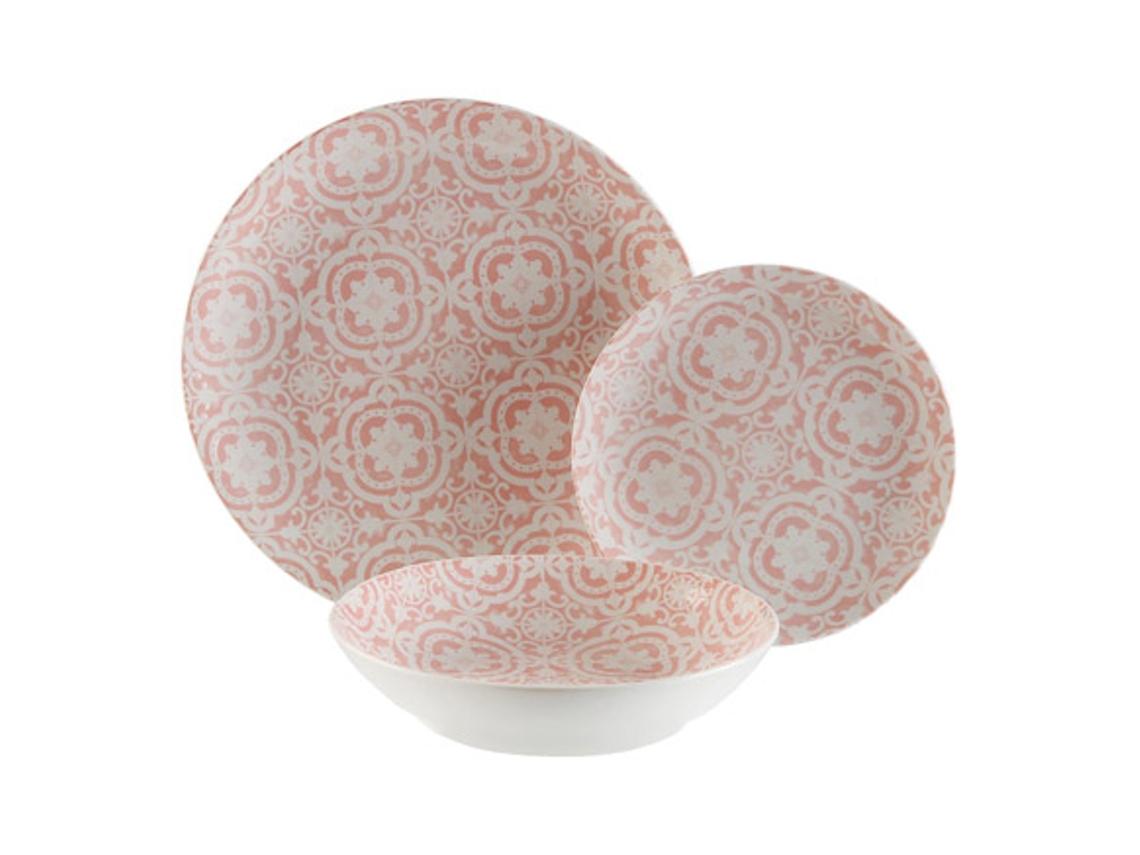 Vajilla 18 Pzs Ciryl Rose VERSA