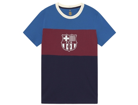 Camiseta de Hombre para Fútbol BARCA Barça Crest Colorido Multicolor (L)