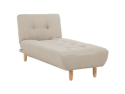 Chaise longue BELIANI Alsten de Poliéster Beige 163x180x80