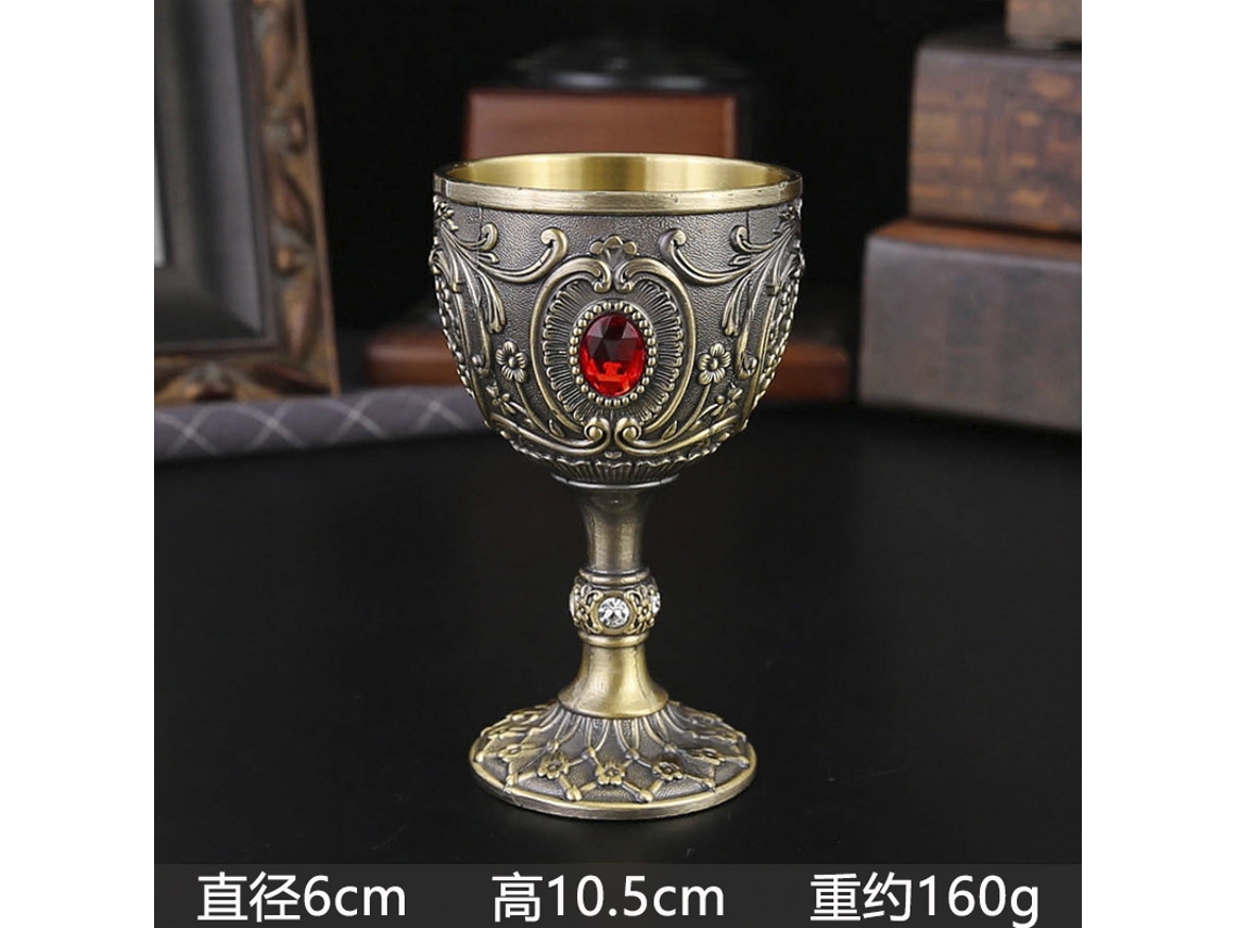 (qinggu) Copa Baijiu De Dos Onzas, Copa De Tallo Baijiu Para El Hogar, Copa De Vino Pequeña