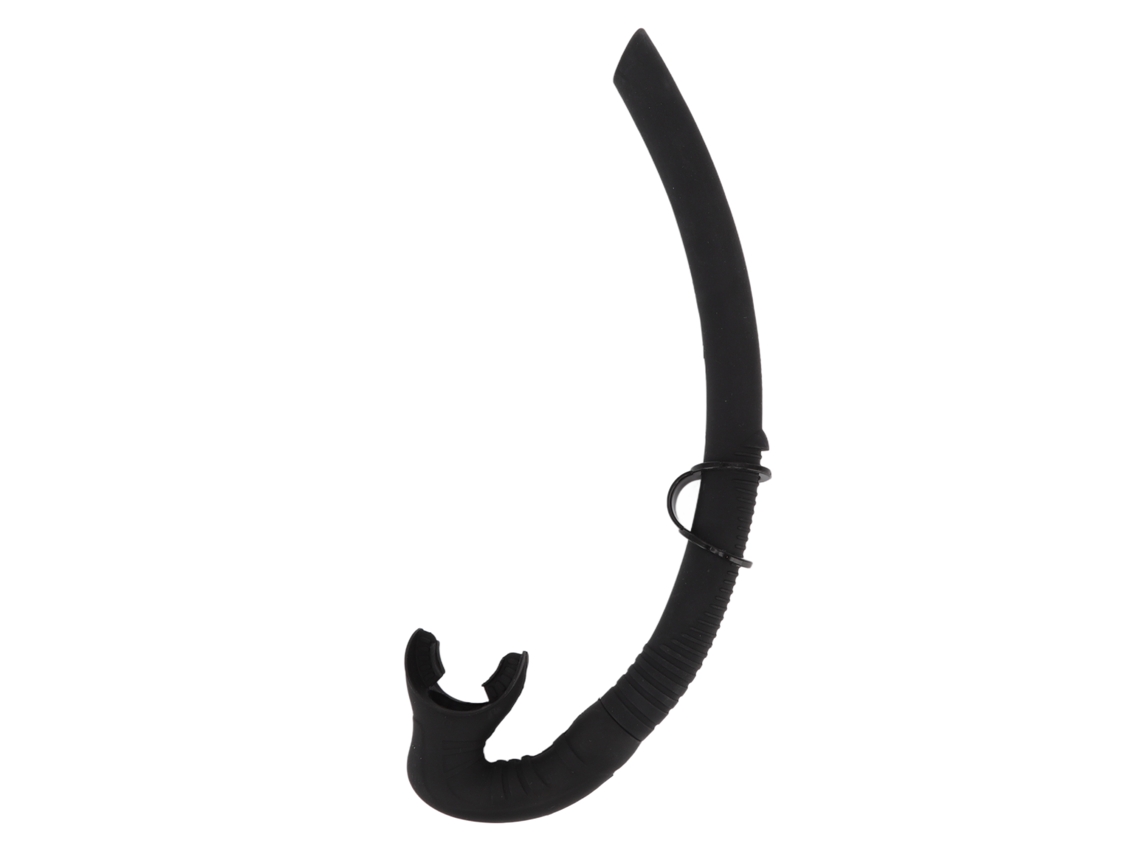 Tubo De Respiración Plegable De Silicona Para Buceo, Esnórquel Y Pesca Submarina, Para Adultos - Negro