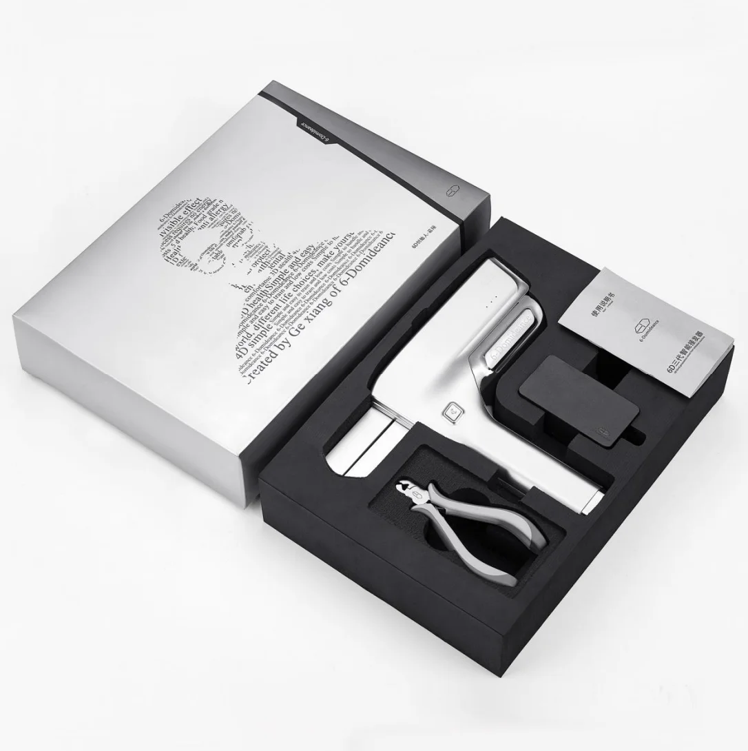 Herramientas para extensiones de cabello nuevas y de alta calidad con tecnología 6D de vanguardia.