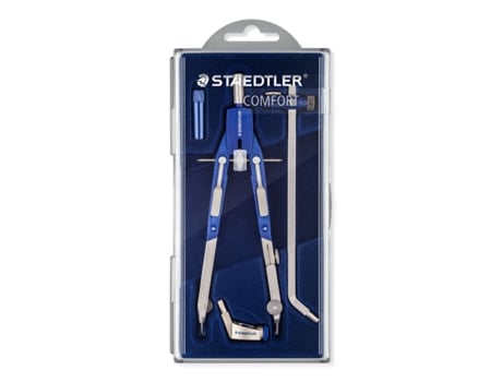 Compás Staedtler Mars comfort 552 Plateado Azul