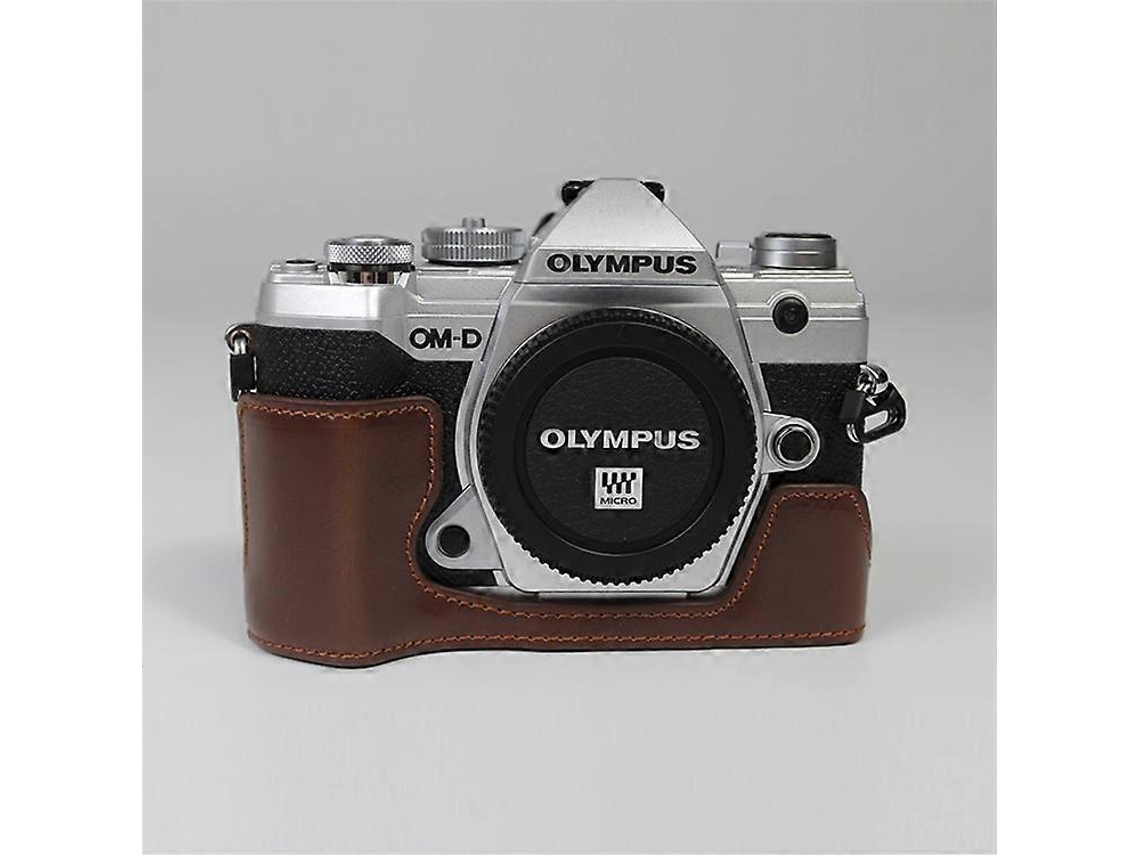 Funda protectora de piel sintética para cámara compatible con Olypus E-M5 Mark III Facpoet