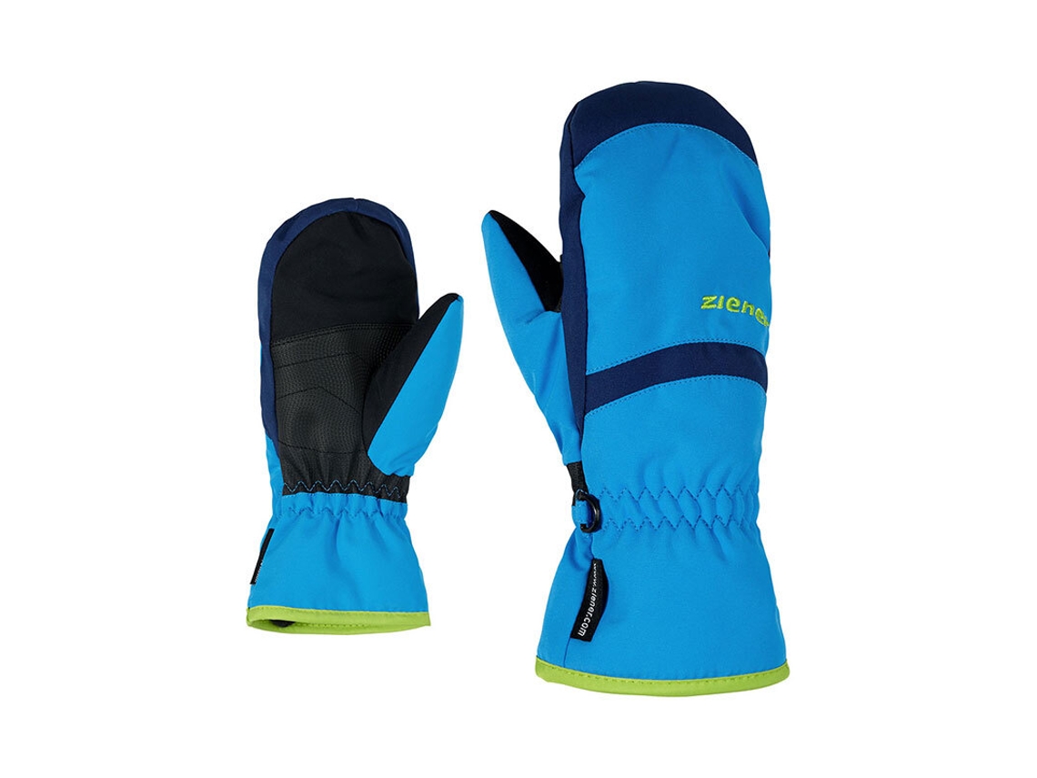 Guantes para Esquí ZIENER (Niño Unisex - Azul - Talla 4,5)