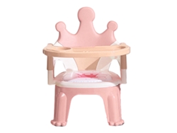 Silla De Comedor Rosa Para Bebés/niños Pequeños Con Sonido, Desmontable Y Antideslizante.