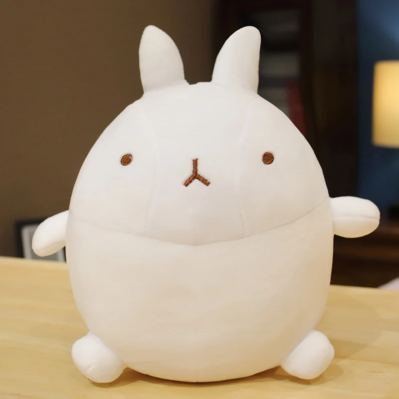 (blanco, 40 Cm) Cojín De Abrazos De Conejo Y Oso De Patata De Tamaño Adulto, Cojín Para Sofá, Cojín Creativo