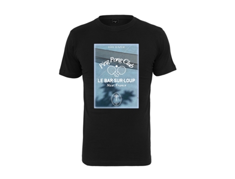 Camiseta MISTER TEE Ping Pong Club Negro (S)