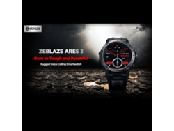 Zeblaze Ares 3 - Reloj Deportivo Inteligente Con Pantalla Táctil Ips De 1,52 Pulgadas, Resistente Al Agua Ip68, Control De Actividad, Llamadas Bluetoo