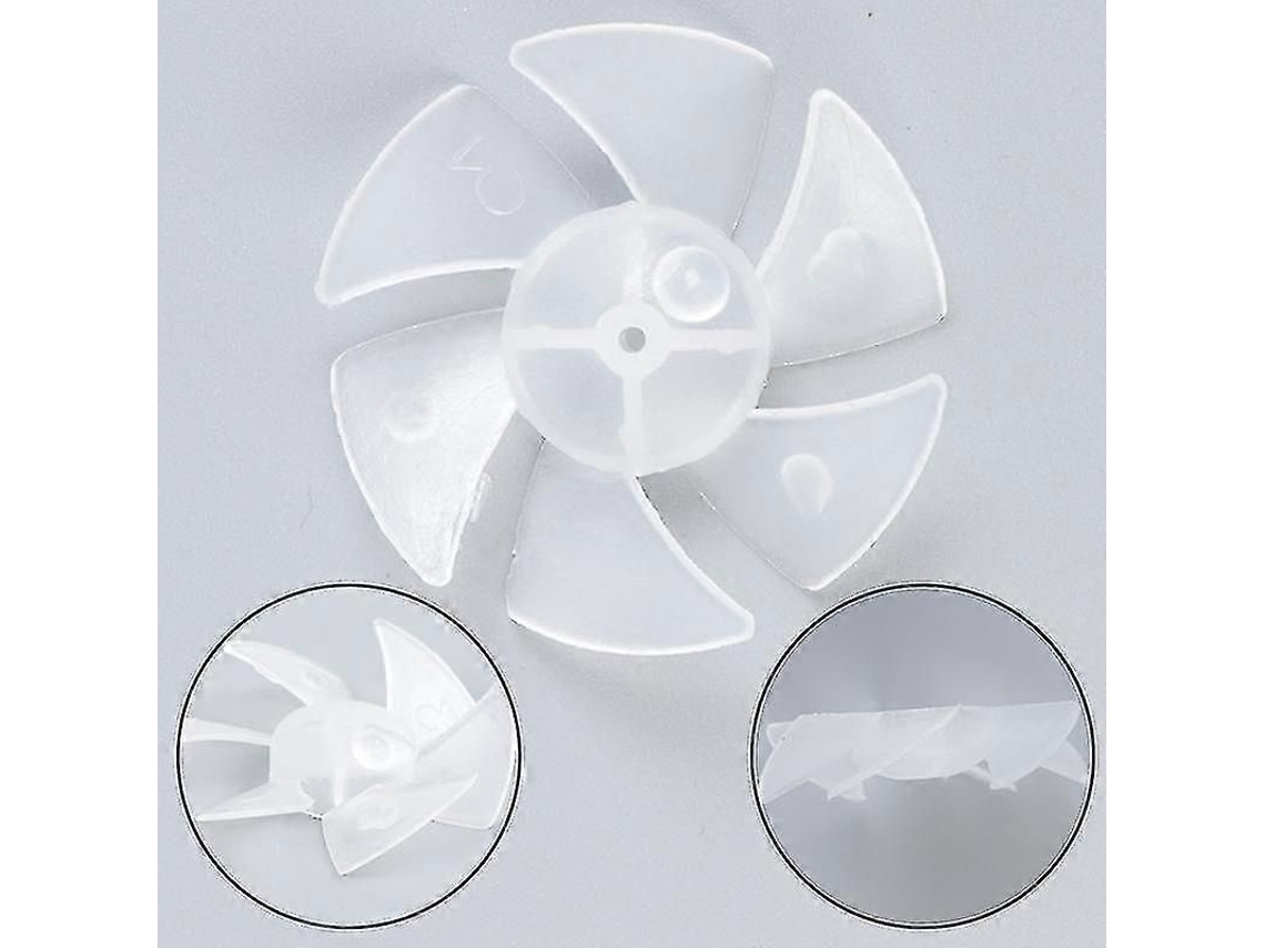 1 Pcs Pequeno Poder Mini Plástico Fan Blade 6 Folhas Para O Motor Do Secador De Cabelo