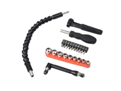 Juego De 23 Puntas De Destornillador Con Eje De Extensión Flexible Y Llave De Vaso Para Herramientas Eléctricas.