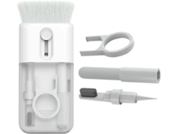 Kit De Limpieza Para Auriculares: Cepillo Especializado, Gancho Y Paño.