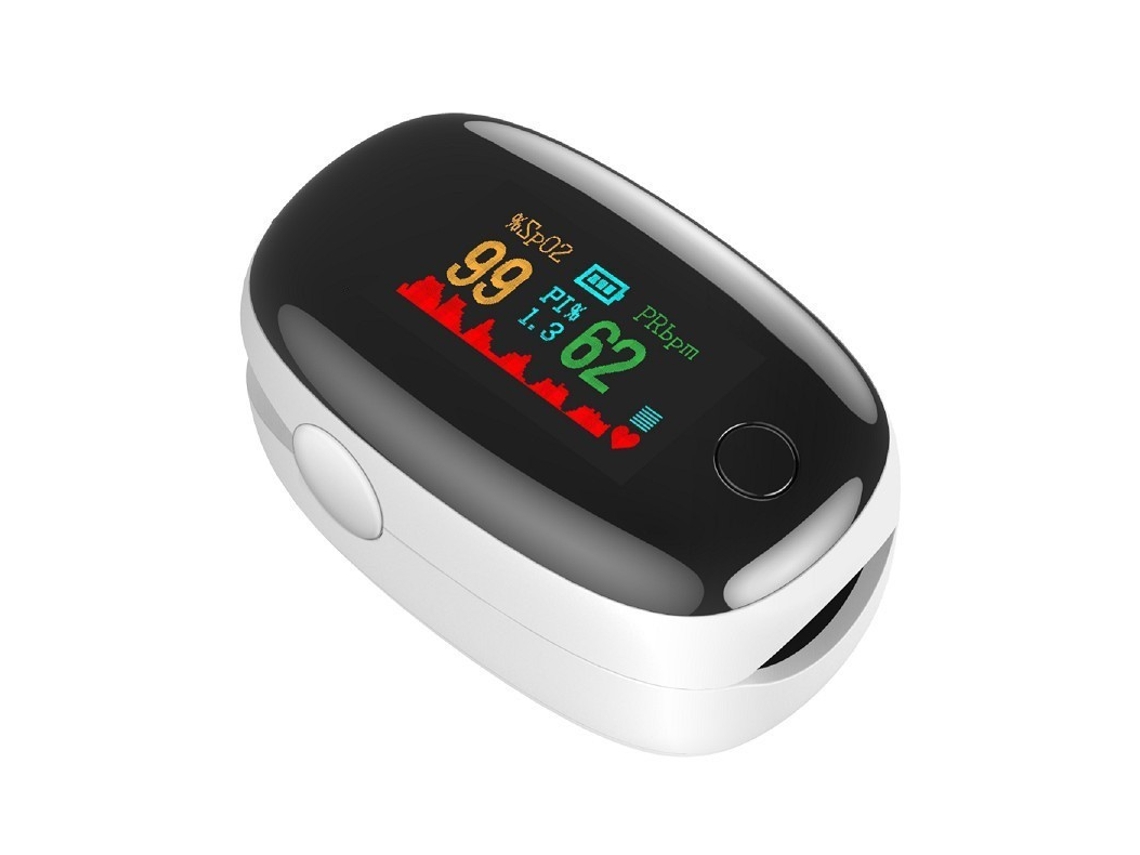 Oxímetro Digital Pantalla Oled, Mide Spo2 Y Pulso, Apto Para Ancianos Y Aficionados Al Deporte