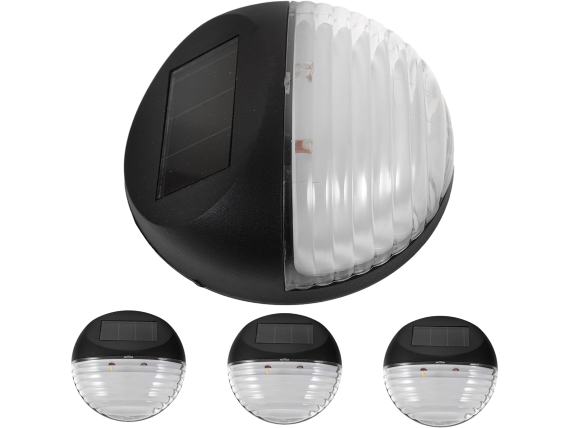 Juego De 4 Luces Solares Led Para Jardín, Listas Para Instalar.