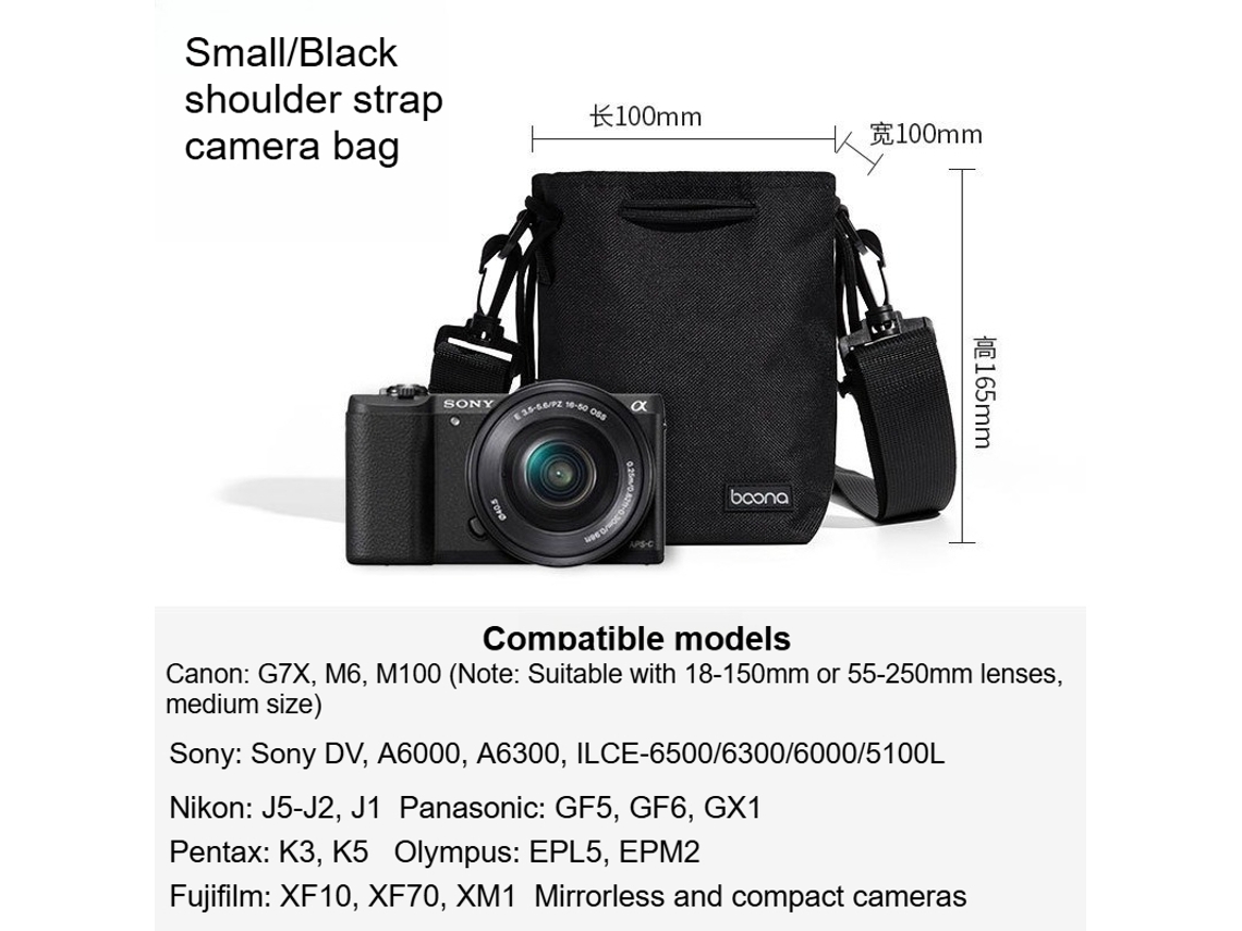 Bolsa para cámara DSLR, estuche para lentes, funda protectora impermeable para cámara sin espejo, Yunzii Style 6