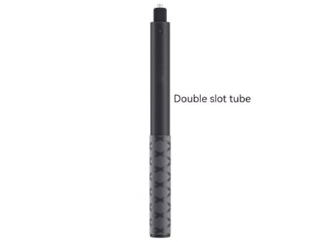 Trípode de varilla de extensión giratoria con mango de palo Selfie Invisible para 360 One R/ X2/evo negro 1,2 m tubo de doble ranura