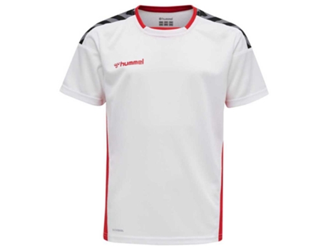 Camiseta de Hombre para Fútbol HUMMEL Authentic Poly Blanco (164 cm)