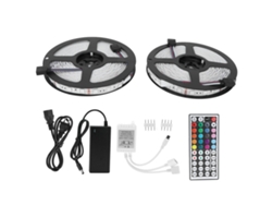 Tira LED RGB flexible 2026 de 12 V, 5050SMD, 600 LED con control remoto. Nuevo producto.