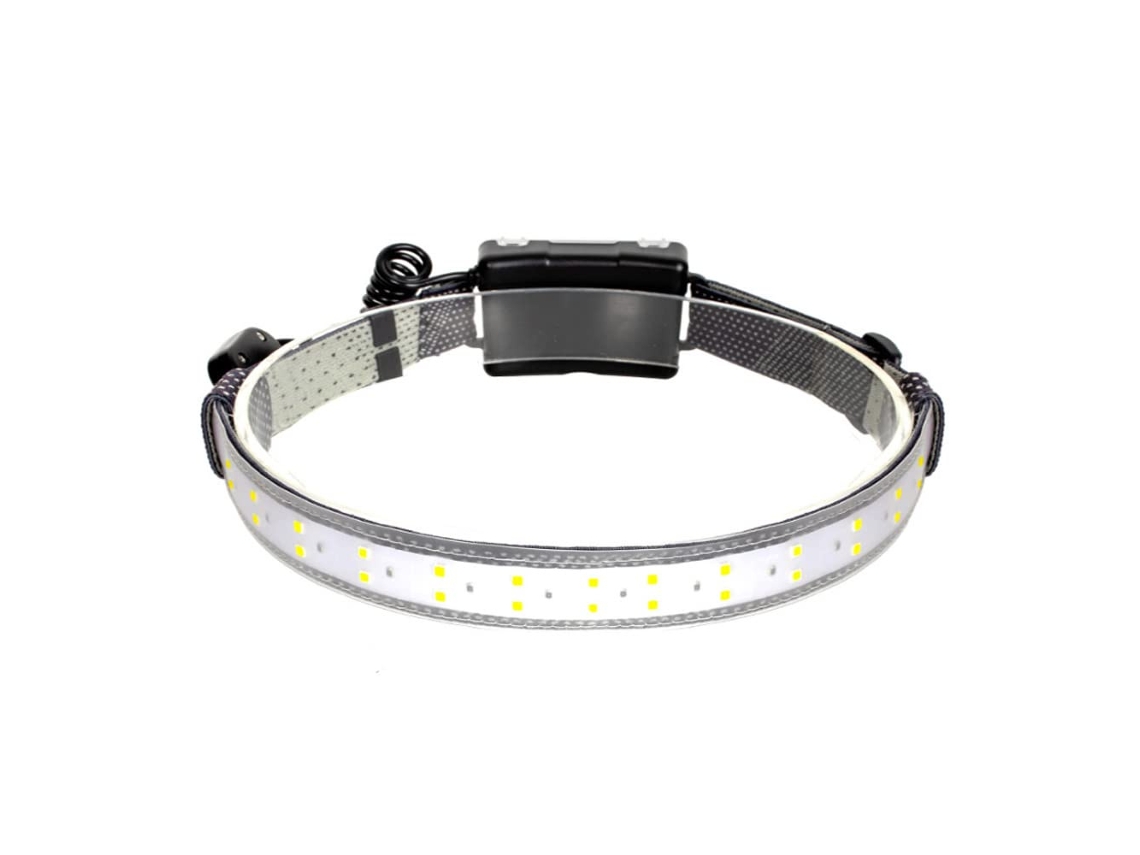 Linterna Frontal Led De 230° De Haz Ancho, Ligera, 3 Modos, Resistente Al Agua, Funciona Con Pilas Aa, Ideal Para Correr, Acampar, Pescar Y