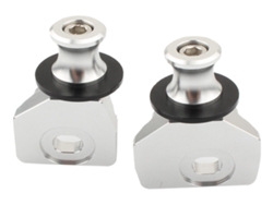 2 deslizadores de carrete de tornillo de cadena gris oscuro slowmoose