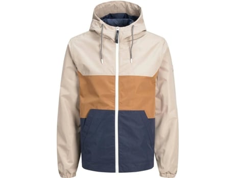 Abrigo JACK & JONES Poliéster Hombre (XS - Multicolor)