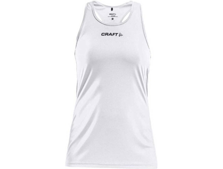 Camiseta de Mujer para Fitness CRAFT Rush Blanco (XL)