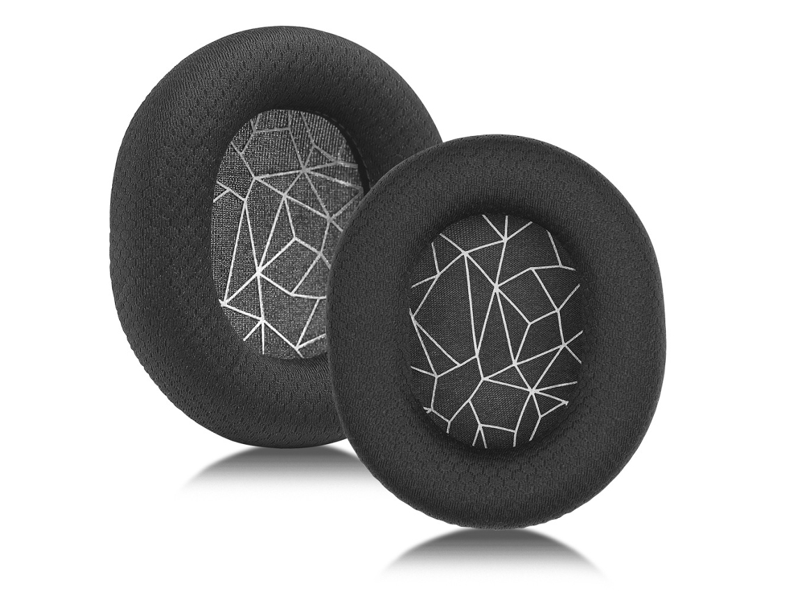Almohadillas de repuesto para SteelSeries Arctis 9/Arctis 7/3/5 (1 par), color blanco y negro, Digitallab