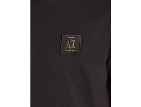 Camiseta para Hombre ARMANI EXCHANGE (S - Negro)