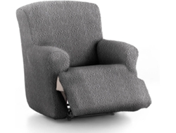 Funda Multielástica para Sillón Relax Extra MILICA Tejido Adaptable Spongy Gris Oscuro