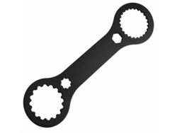 Llave Polski De Aluminio Negro 44/46 Mm 23,4 Cm 2-en-1 1 Ud Ligera Para Montaje Y Desmontaje De Eje De Pedalier Bicicleta