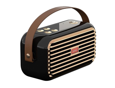 Altavoces Altavoces Bluetooth Retro Inalámbrico Pequeño Estéreo Ornamento Altavoz Funky Regalos