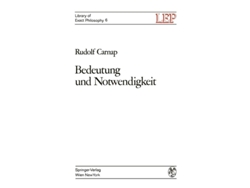 Libro Bedeutung Und Notwendigkeit De Rudolf Carnap (alemán)