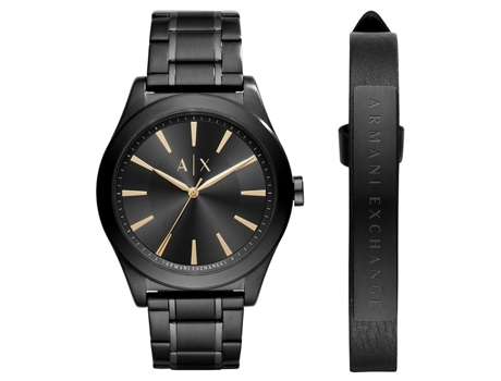Conjunto de Reloj de Pulsera Masculino ARMANI EXCHANGE 3 Agujas Ax7102 con Pulsera