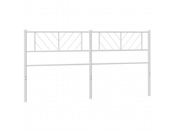 Cabecero de repuesto 200 cm Metal Blanco MAISON EXCLUSIVE