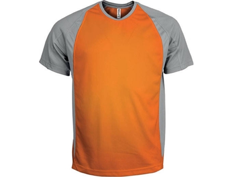 Camiseta de Hombre para Deporte PROACT Naranja Multideportes Poliéster Gris (3XL)