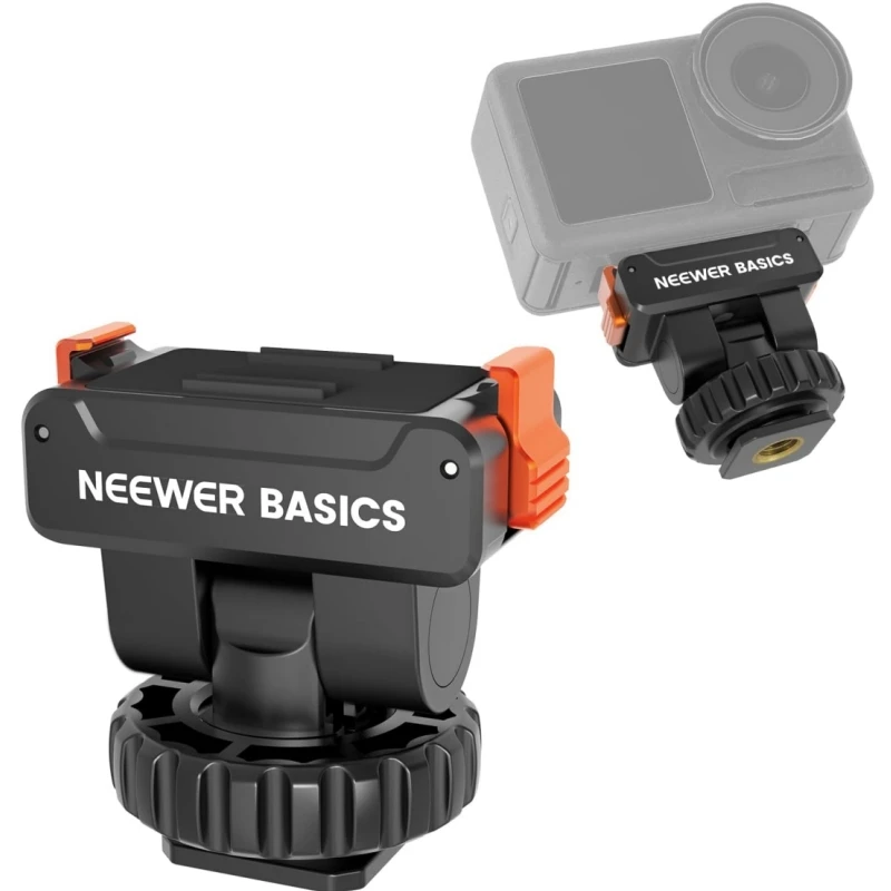 Adaptador básico de montaje magnético para zapata fría, compatible con la cámara de acción 3 4 5 Pro Nano 360 AC037