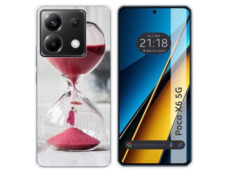 Funda Silicona para Xiaomi Poco X6 5G diseño Reloj Dibujos TUMUNDOSMARTPHONE